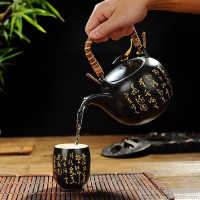 包邮陶瓷茶具套装茶壶茶杯功夫茶具整套茶具提梁壶茶具套装特价