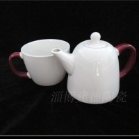 生产陶瓷陶瓷茶具咖啡壶具套装罗叠壶连体壶子母壶促销品定制