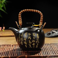茶壶陶瓷大号提梁壶泡茶壶大容量耐热凉水壶冷水壶茶壶茶具套装