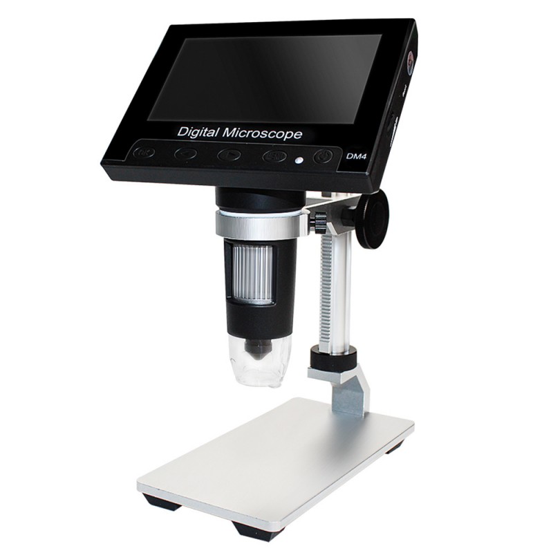 工厂现货4.3寸屏数码显微镜维修工具DM4显微镜