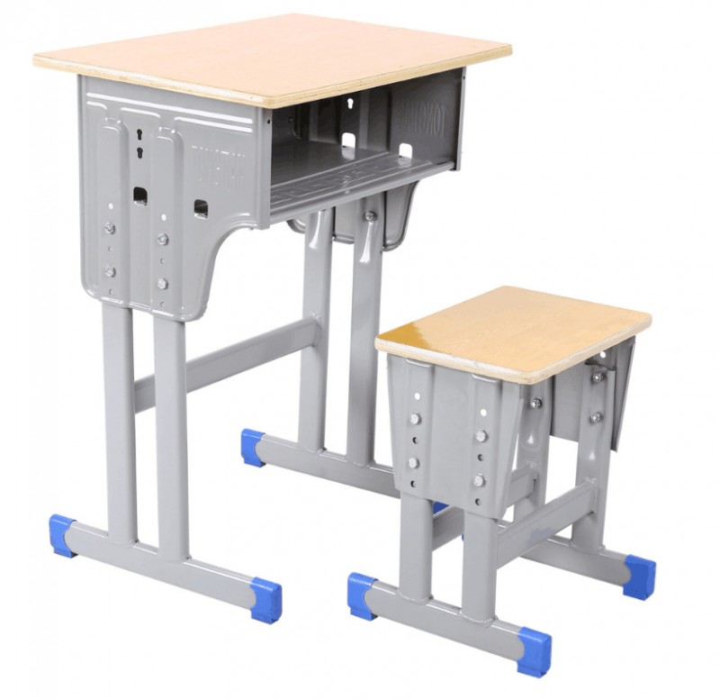 厂家直供中小学生课桌椅学校辅导班培训班可升降单双人课桌批发